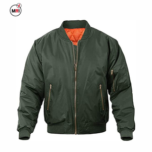 Chaqueta Bomber Unisex clásica y cómoda con patrón de bordado, colores y tamaños personalizados con cuello levantado, nueva condición para el invierno - Product Image 1