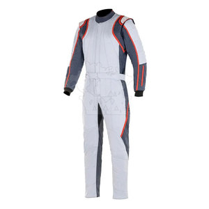 Trajes de Carreras para Hombre con Servicio OEM, de Poliéster/Algodón Impermeable, Manga Larga, Nombre del Equipo Personalizado, Panel de Color Rojo y Negro - Product Image 3