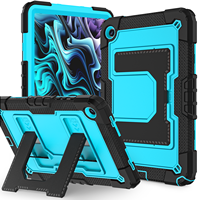 Coque robuste en silicone pour tablette PC, support intégré robuste pour Samsung Galaxy Tab A11 Plus A9 Plus 11 pouces