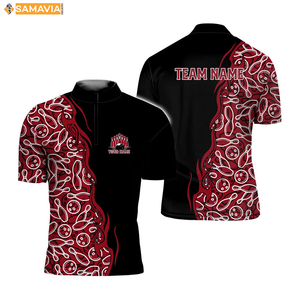 Camisas de bolos de rendimiento SAMAVIA, ropa de equipo ligera de estilo estadounidense para clubes y torneos, ajuste personalizado - Product Image 1