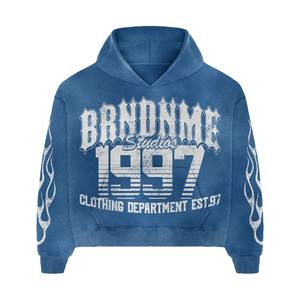 ชุดมีฮู้ดและกางเกงขาสั้นสำหรับทุกเพศวัสดุเปลือกนิ่มน้ำหนักมาก500 GSM สำหรับฤดูร้อนออกแบบได้ตามที่ต้องการ - Product Image 5