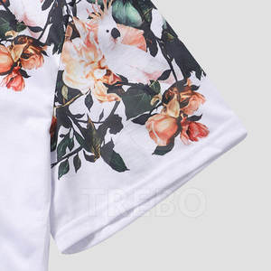 Camisetas de sublimación transpirables para hombre con servicio OEM, material cómodo de poliéster/algodón de alta calidad - Product Image 5