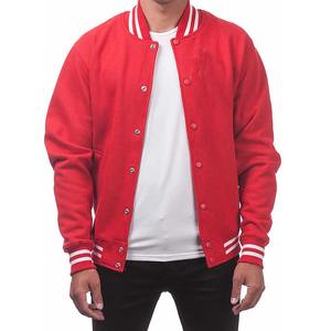 Chaqueta Bomber Varsity de Invierno para Hombre, de Alta Calidad, Personalizada, de Cuero Genuino, Transpirable, de Secado Rápido, con Bordado de Estilo Urbano - Product Image 1