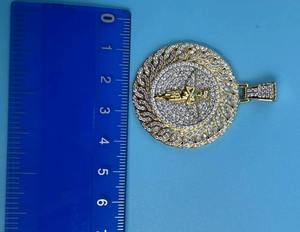 Personalized VVS Moissanite Diamond Iced Out Hip Hop Pendant <b>Necklace</b> With Gold Plated 925 <b>Silver</b> <b>Angel</b> Wing Design Pendant - Product Image 5