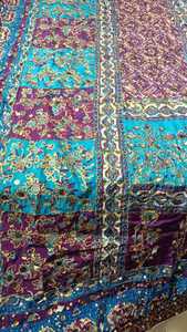 Nuevo diseño de lujo indio Banjara chales antiguo hecho a mano 100% seda pesado espejo trabajo bordado mujeres étnico largo todas las estaciones - Product Image 6