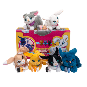 Gran oferta, lindos conejitos sorpresa de mamá de peluche suave, regalo de cumpleaños Popular, juguetes y andadores para niños - Product Image 6