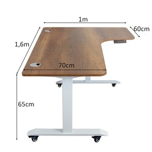 โต๊ะทำงานโลหะสไตล์มินิมอลทันสมัยสำหรับใช้ในบ้านและสำนักงาน - Product Image 4