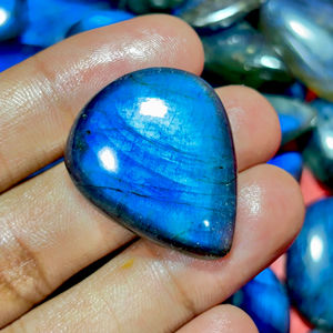 อัญมณีทรงหลวมคริสตัลรักษาสีฟ้าลาบราดอไรต์ธรรมชาติ100% แท้ - Product Image 1