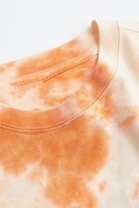 T-shirt Homme Oversize Tie-Dye à Manches Courtes en Coton Tricoté à Col Rond Motif Décontracté Haute Qualité 2026 - Product Image 6