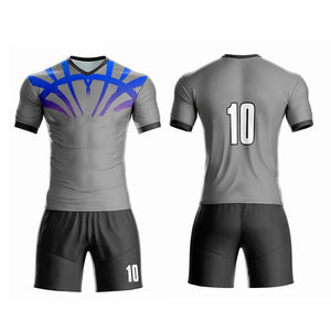 Diseño personalizado y logotipos sublimación Fútbol Hombres Conjunto completo Fútbol poliéster secado rápido Uniforme de fútbol Nueva temporada Set - Product Image 4
