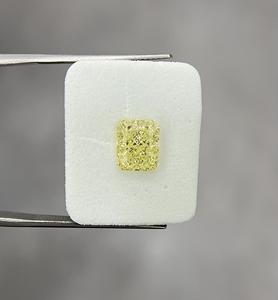 2.25ตัดกระจ่างใส CTW สีเหลืองแฟนซี100% ของจริงสำหรับเครื่องประดับเพชรหลวมธรรมชาติที่ผ่านการรับรอง - Product Image 1