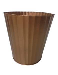 Ensemble de 2 bougies votives en métal de taille moyenne en cuivre pour dessus de table à la maison et décor de salon en vrac - Product Image 1