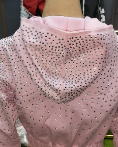 Sudaderas con capucha y cremallera de color sólido de invierno con logotipo personalizado, chándal para correr, conjunto de pantalones de dos piezas para mujer - Product Image 5