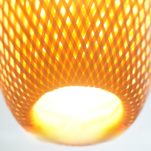 Vietnamese Woven Rattan Bamboo Pendant <b>Light</b> Floral Style Wicker Hanging <b>Chandelier</b> for <b>Bedroom</b> Dining Kitchen Living Room - Product Image 4