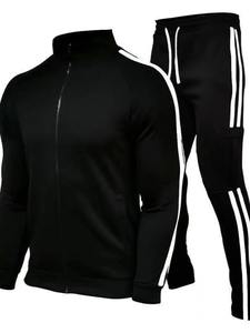 Conjuntos de hombre, chándal con capucha y pantalones de chándal, conjunto de 2 piezas, ropa deportiva para gimnasio, conjunto para correr, primavera 2024, nuevo traje deportivo para correr - Product Image 6