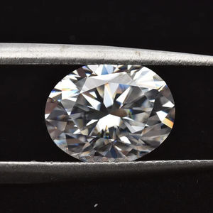 9*11mm corte ovalado moissanite GRA piedra preciosa certificada brillo brillante claridad Premium cerca de piedra suelta incolora - Product Image 5