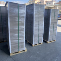 Vente chaude Pas Cher Prix Gris Conseil 1 mm 2 mm 3 mm Taille Personnalisée Panneau à Puce Laminé pour Boîtes D'emballage