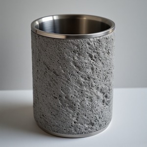 Ensemble d'accessoires de salle de bain en métal élégant pour salles de bain haut de gamme, design écologique et durable avec des lignes nettes et une structure équilibrée - Product Image 4