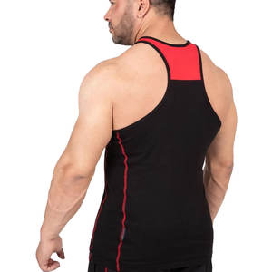 2026 XL <b>Men's</b> Sleeveless <b>Tank</b> <b>Top</b> Solid Color Breathable Cotton Waterproof Eco-Friendly Gym Fitness Singlet - Product Image 3