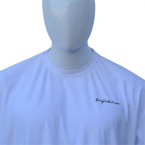 T-shirt d'entraînement surdimensionné blanc Performance Gym T-Shirt Boxy Fit, anti-transpiration et antimicrobien Durable Workout & Fitness Shirt - Product Image 3