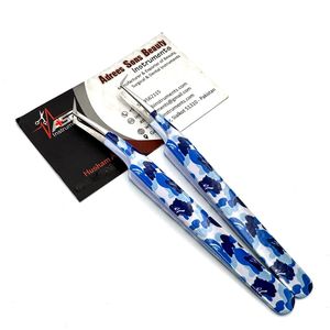 Pinzas de extensión de pestañas con logotipo personalizado de agarre sólido de acero inoxidable japonés con estampado de bota delgada y 45 grados de 90 grados - Product Image 1