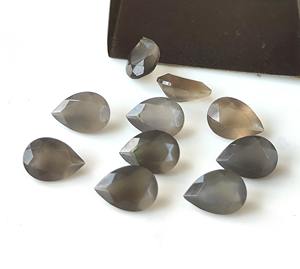 Precio al por mayor Piedra lunar de melocotón natural Pera suelta 4x6mm-7x10mm Piedra preciosa de corte facetado para la fabricación de joyas - Product Image 3