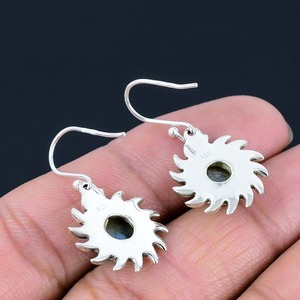 Boho Style Classical <b>Earrings</b> Jewelry For Women Silver Jewelry 925 Sterling Silver Labradorite Gemstone <b>Handmade</b> <b>Earrings</b> Gift - Product Image 5