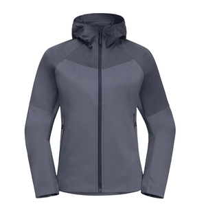 Veste d'extérieur unisexe Soft Shell avec doublure polaire thermique respirante imperméable et coupe-vent en coton teint pour le travail hommes et femmes - Product Image 1