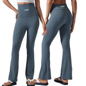 กางเกงเลกกิ้งออกกำลังกายเอวสูงสำหรับผู้หญิงกางเกงฟิตเนสไร้รอยต่อสำหรับใส่เล่นโยคะ - Product Image 2