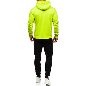 Sudaderas con Capucha de Invierno para Hombre, 100% Algodón, Teñidas a Medida, con Impresión Digital, Color Sólido, Tinte Neón, Ropa Casual - Product Image 2