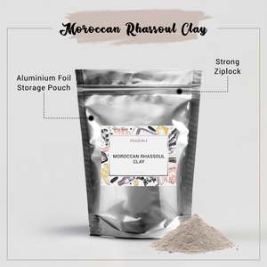 Polvo de Arcilla Rhassoul Marroquí, Producto Multiusos para el Cuidado y Peinado del Cabello, Color Natural, Impresión Láser - Product Image 4