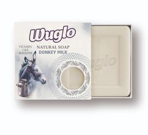 Savon Solide Artisanal Bio 100g Marque Blanche Wuglo, Blanchissant, Nettoyant en Profondeur, Anti-Acné, Naturel pour Peaux Sèches au Lait d'Ânesse - Product Image 3