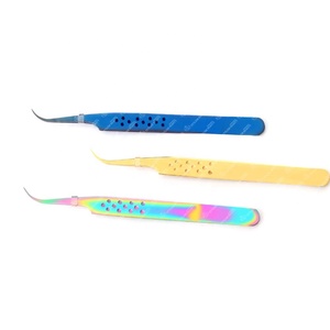 Pince à épiler d'extension de cils à pointe de fibre - Product Image 2