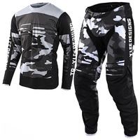 Confortable respirant Pent Comfort MX Jersey BMX VTT DH Racing Dirt Bike Suit Imprimé Technics Motocross Gear