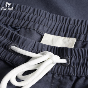 Wholesale Hot Selling 100% Cotton <b>Canvas</b> Solid Summer Multi-Pocket Quick Dry Drawstring Closure Casual 3-Pocket Shorts for Men - Product Image 2