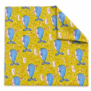 Tela de Algodón Ligera Hecha a Mano, con Diseño Floral, 90 GSM, para Bebés y Textiles del Hogar - Product Image 2