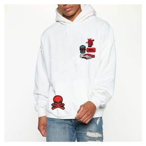 Les fabricants pakistanais ont personnalisé de haute qualité à capuche pour hommes avec logo brodé OEM ODM - Product Image 1