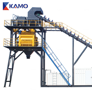 Centrale à béton modulaire MHZS120 avec convoyeur à bande pour l'ingénierie et l'utilisation de béton prêt à l'<span class=keywords><strong>emploi</strong></span> - Product Image 2
