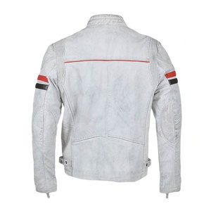 Chaquetas de moto de cuero de diseño superior personalizadas al por mayor de calidad superior profesionales superventas de cuero para hombre - Product Image 2