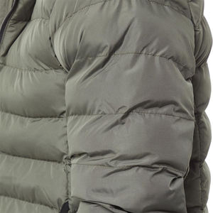 Veste bomber d'hiver épaisse à fermeture éclair, respirante, avec logo personnalisé OEM, imprimé, unie, pour hommes - Product Image 2