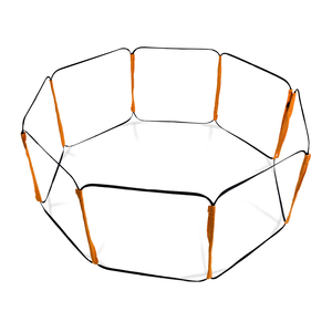 Xách tay 42cm tốc độ & sự nhanh nhẹn đào tạo thang thiết lập dày dây thép Rope ráp trở ngại cho footwork khoan thiết bị - Product Image 2