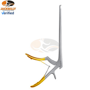 JACKBILLY Spurling Kerrison Rongeur poinçon mince pied plaque 40 degrés avant morsure 1mm morsure taille Instruments orthopédiques chirurgicaux - Product Image 6
