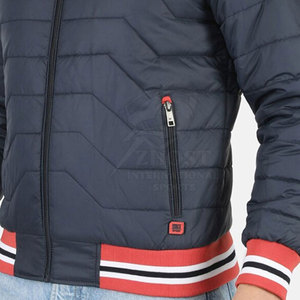 Veste matelassée pour homme, couleur unie, décontractée, streetwear, nouvelle mode, coupe-vent, 2023 - Product Image 6