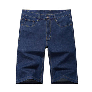 Best Selling High Quality 100% Cotton Solid Casual Men's Jeans Shorts Quick Dry Online Sale - Product Image 1