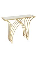 Table basse en fer au design moderne, plateau en marbre, pieds courbes, finition thermolaquée, taille personnalisable disponible, meubles de salon