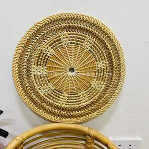 Napperon en osier de rotin rond classique Tapis de table élégants pour décor de table à manger - Product Image 5