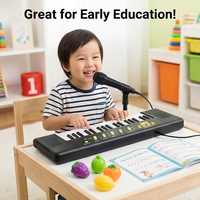 Children Study Education 32-Key Resistor Pronunciation Electronic Organ Keyboard Piano Music Instrument Toys Kids