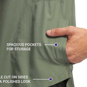 Ensemble d'uniformes médicaux unisexes à prix ajustable, anti-plis, qualité supérieure, respirant, extensible, pour usage hospitalier, léger et personnalisable - Product Image 5