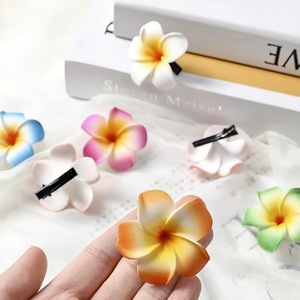 Mu Bán Buôn Trứng Hoa Nhân Tạo Frangipani Mũ Nón Thủ Công Trứng Hoa Bên Bờ Biển Nhân Tạo Frangipani Hoa - Product Image 3