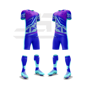 Uniforme de Fútbol Personalizado Premium, Camiseta y Pantalones Cortos Deportivos para Clubes, Escuelas, Academias y Competiciones, 100% Poliéster - Product Image 2